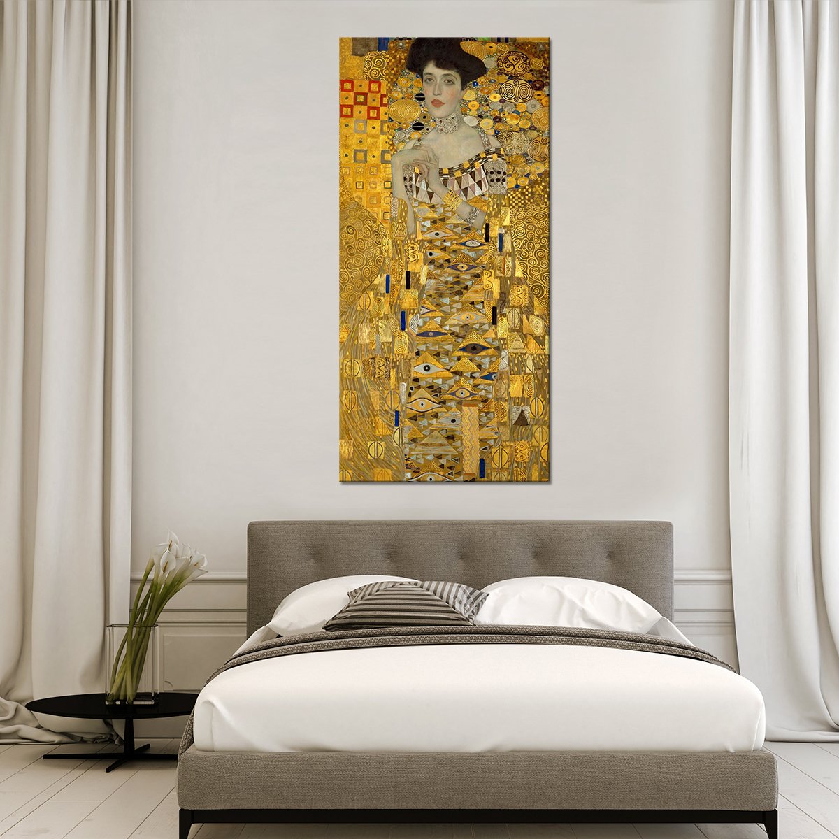 Portrait of Adele Bloch-Bauer I Multi Panel Canvas Wall Art