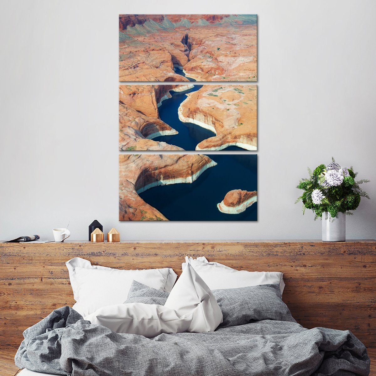 Explore Lake Powell Waterways Multi Panel Canvas Wall Art