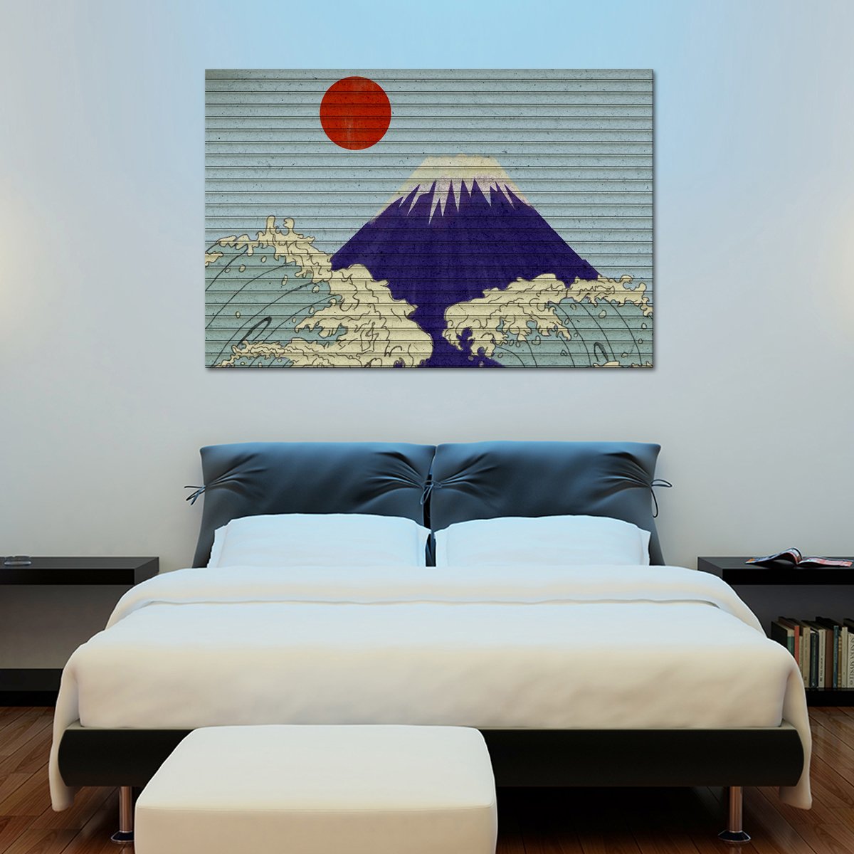 Great Wave Graffiti Multi Panel Canvas Wall Art