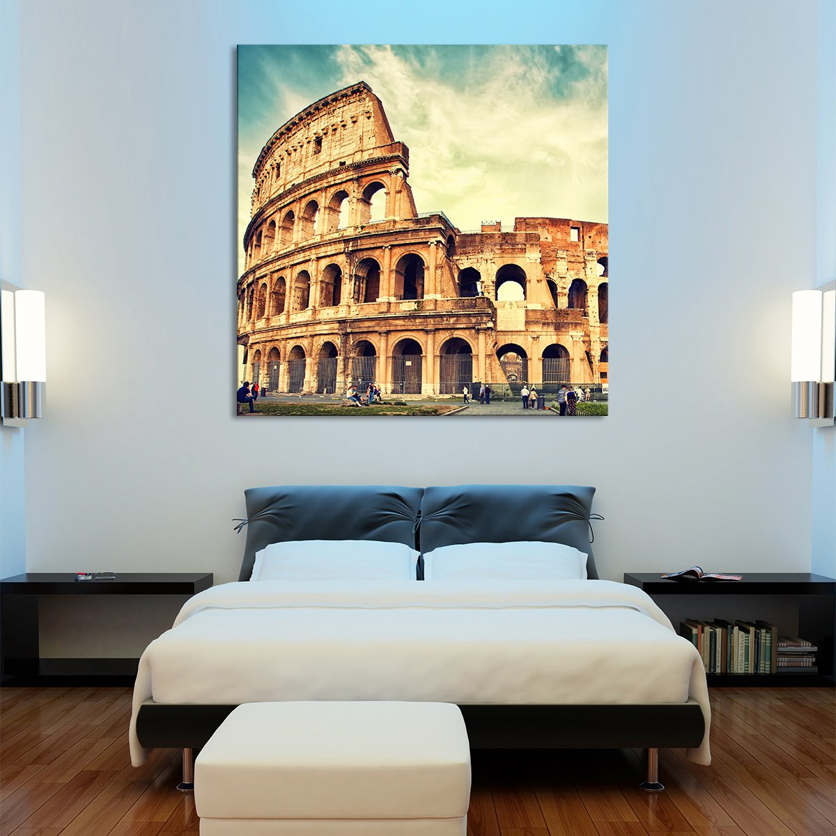 Great Colosseum Multi Panel Canvas Wall Art