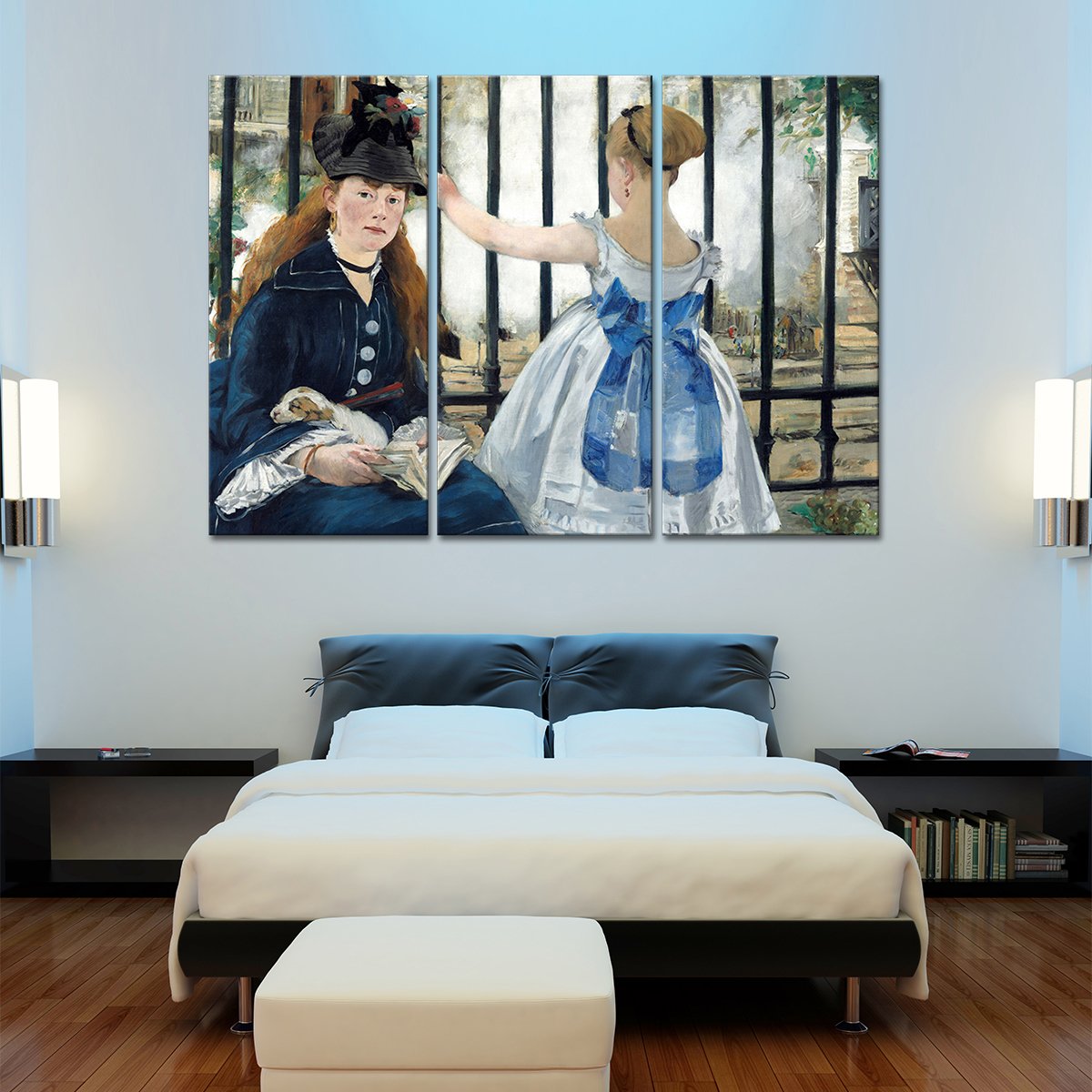 The Railway Multi Panel Canvas Wall Art