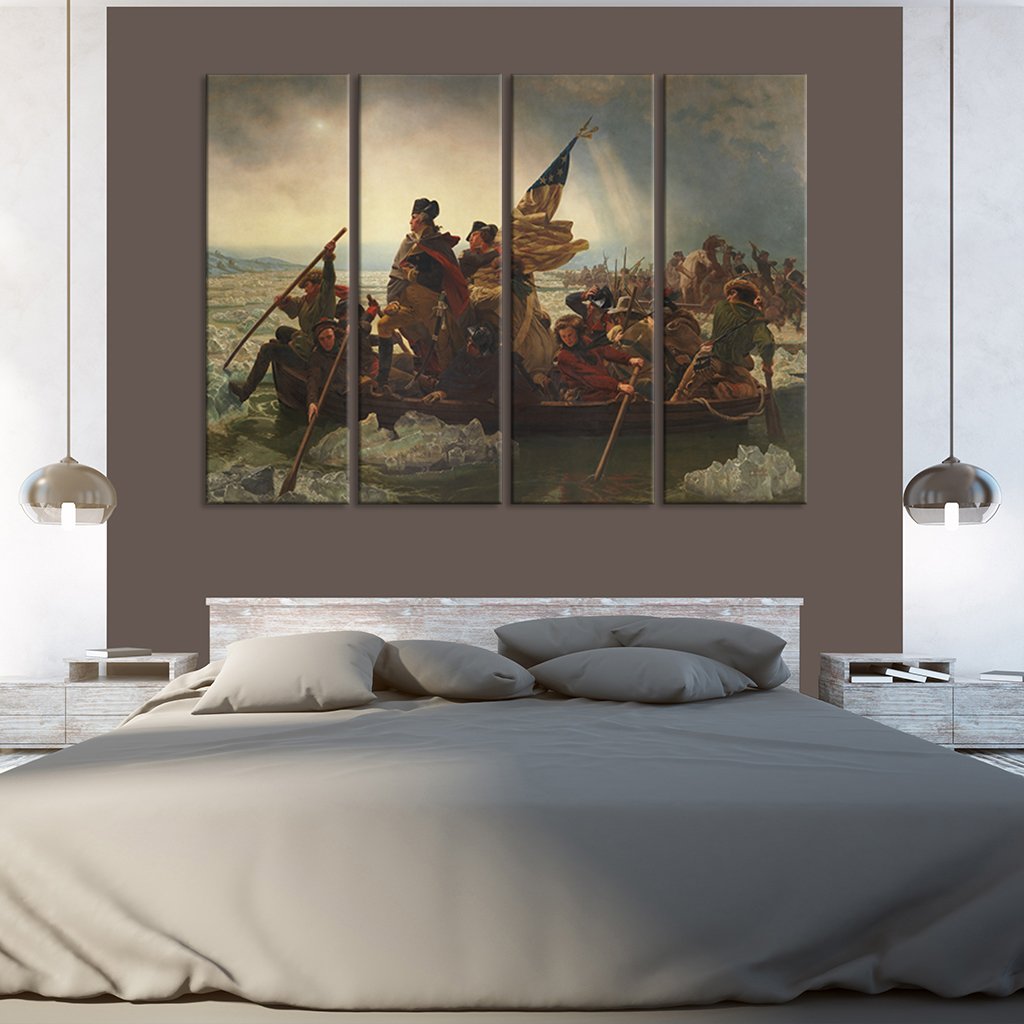 Washington Crossing the Delaware Multi Panel Canvas Wall Art
