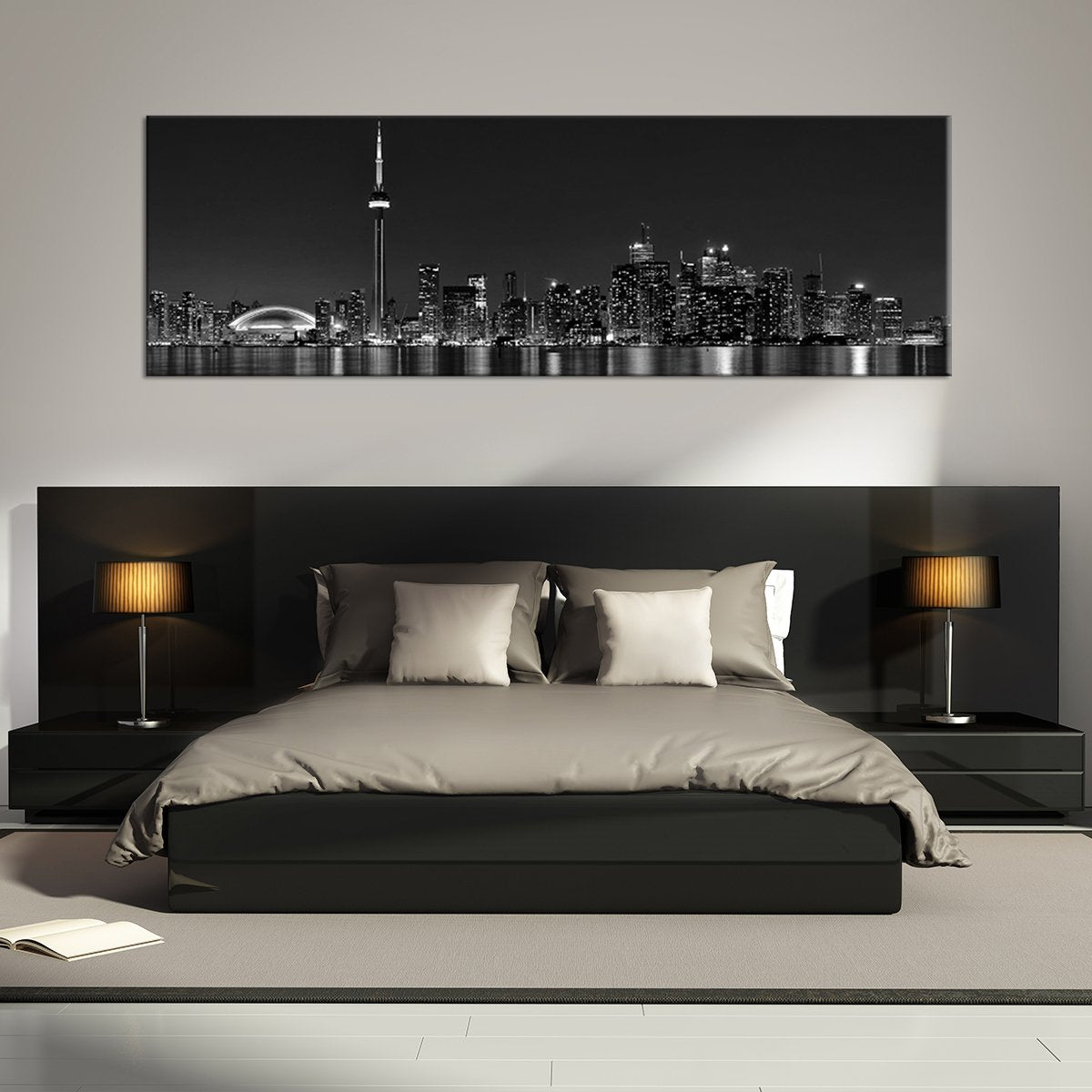 Toronto Lights Multi Panel Canvas Wall Art