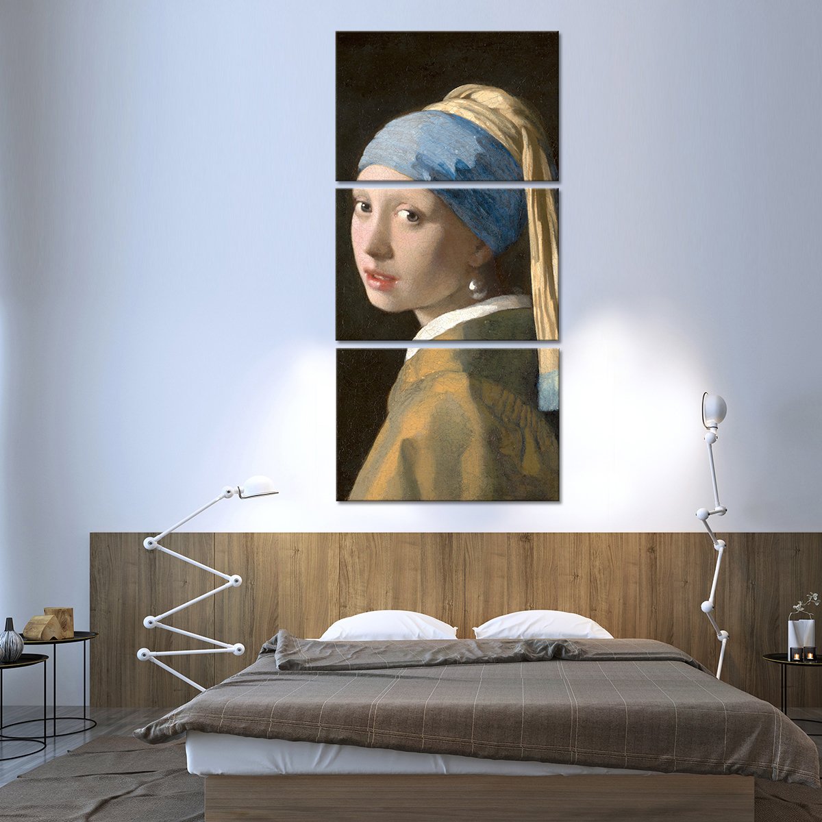 Girl With a Pearl Earring Multi Panel Canvas Wall Art