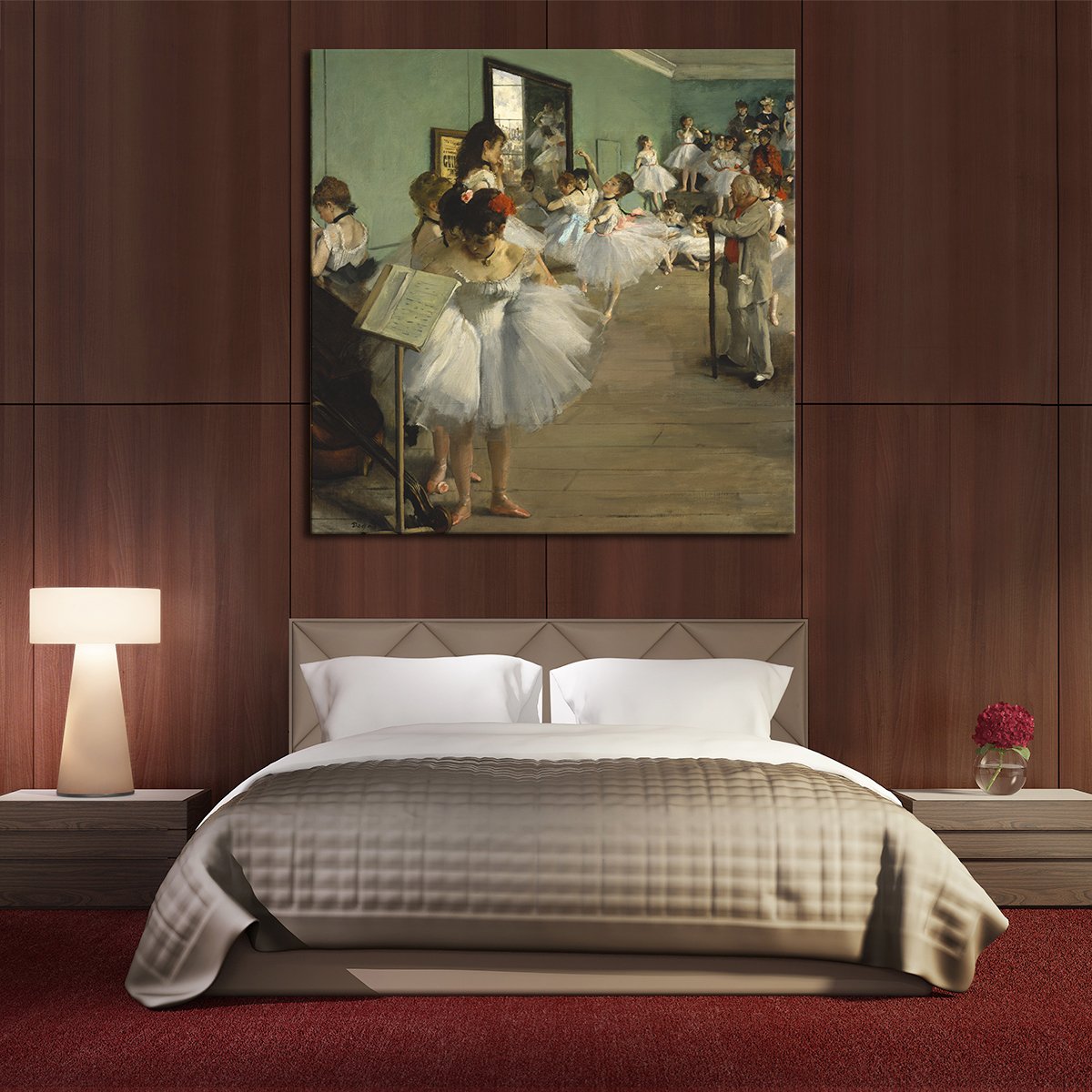 The Dance Class Canvas Wall Art