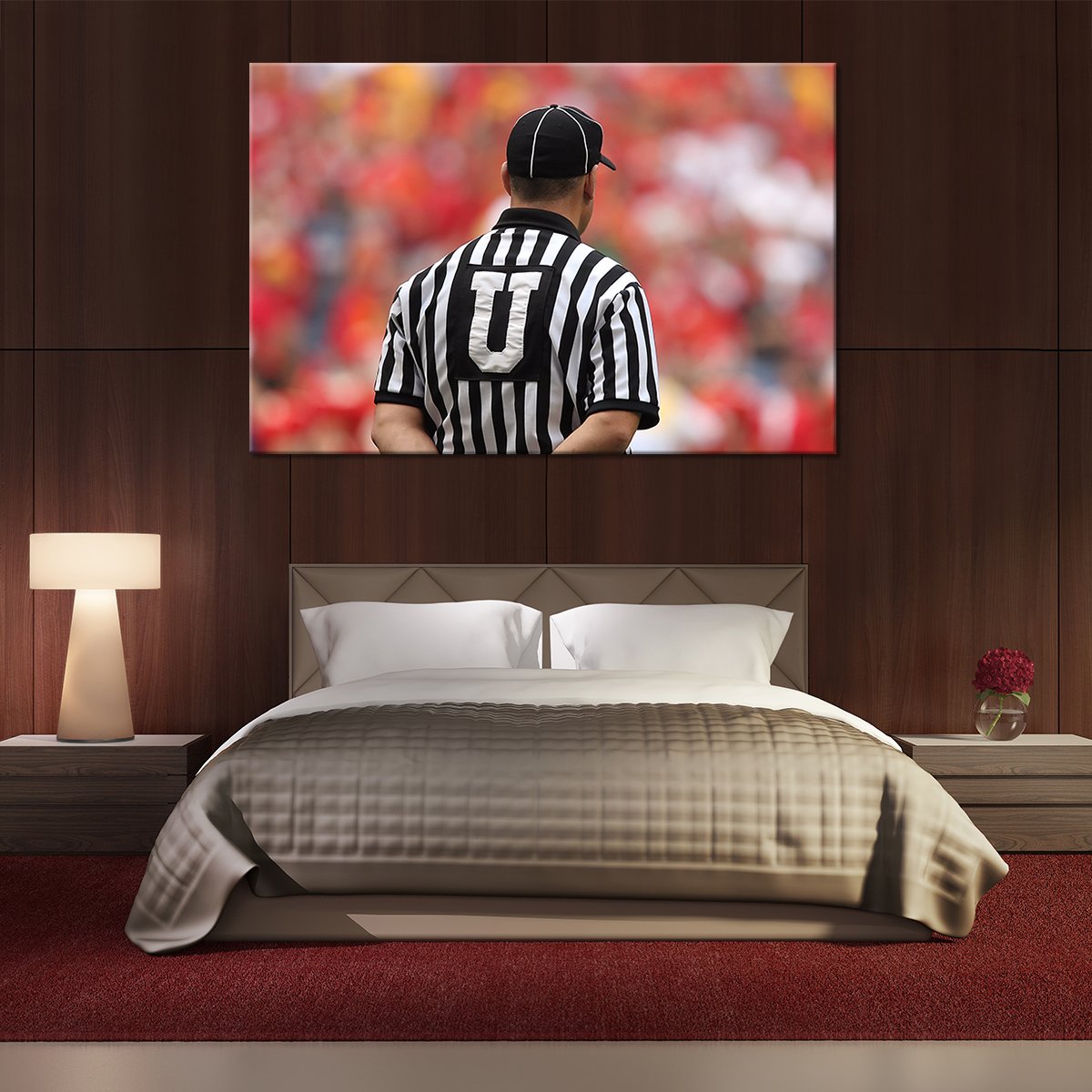 Football Umpire Multi Panel Canvas Wall Art