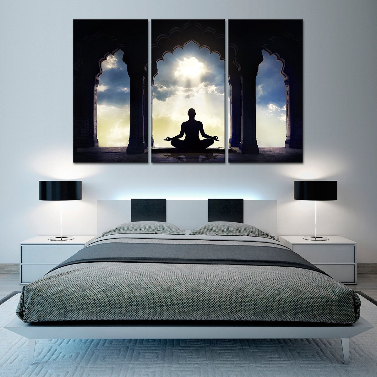 Meditation Multi Panel Canvas Wall Art