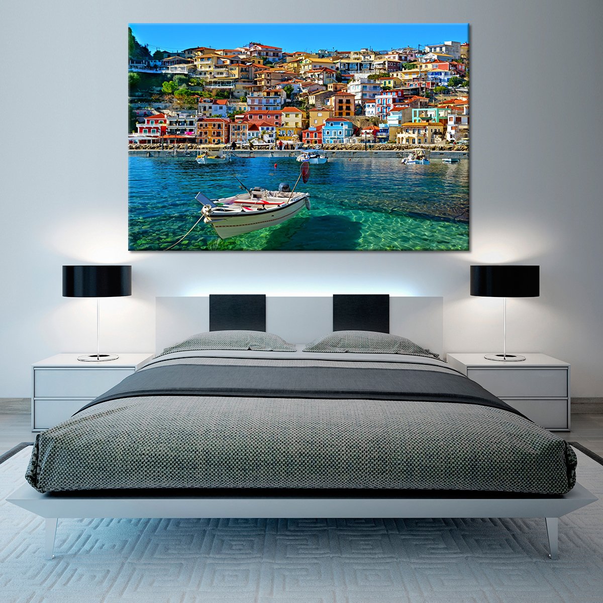 Menorca Island Multi Panel Canvas Wall Art