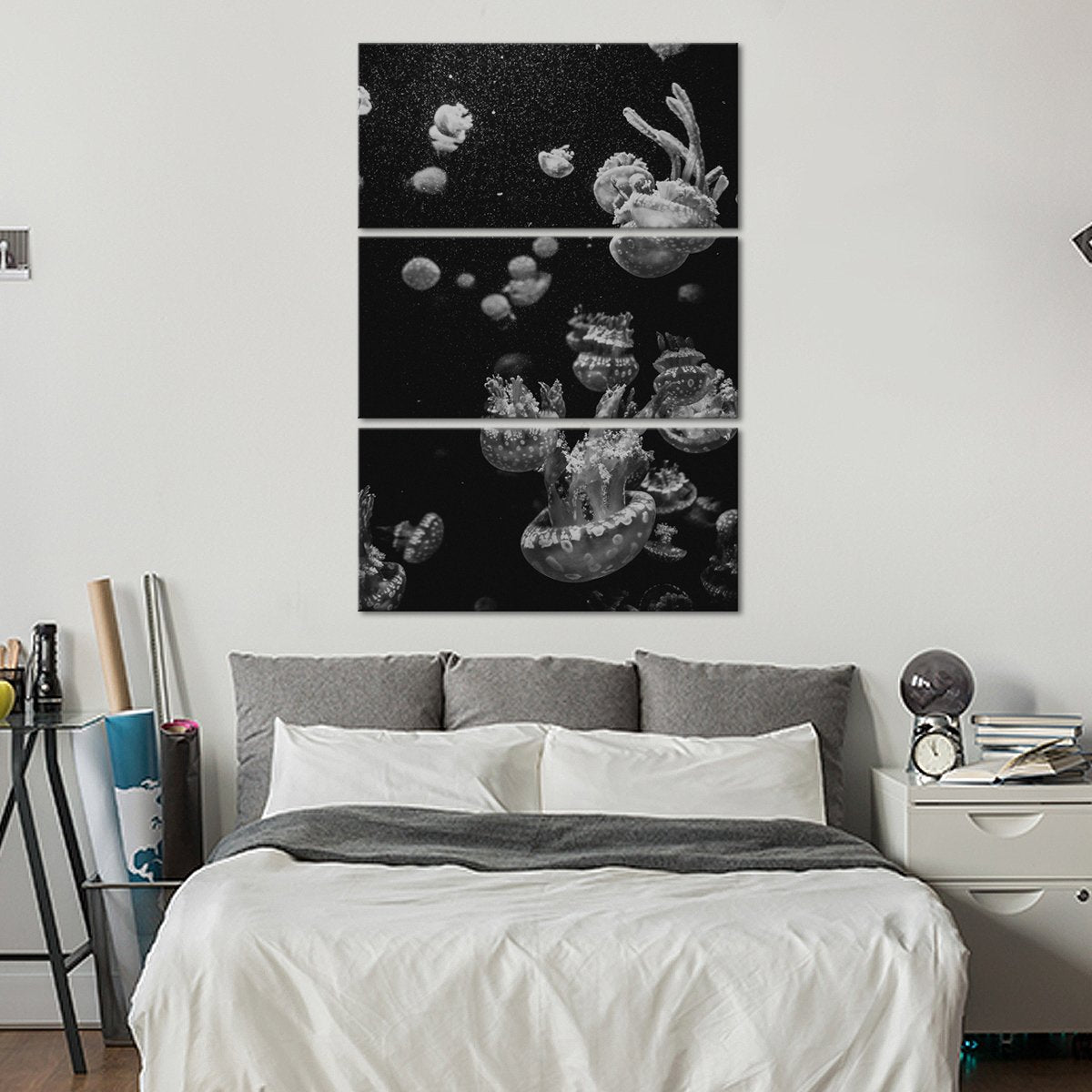 Majestic Jellyfish Multi Panel Canvas Wall Art