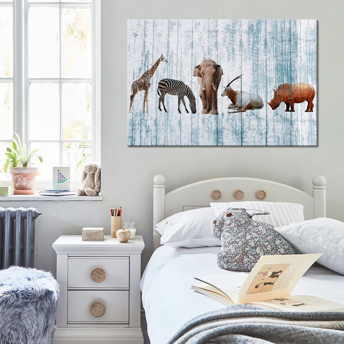 Fascinating Creatures Multi Panel Canvas Wall Art