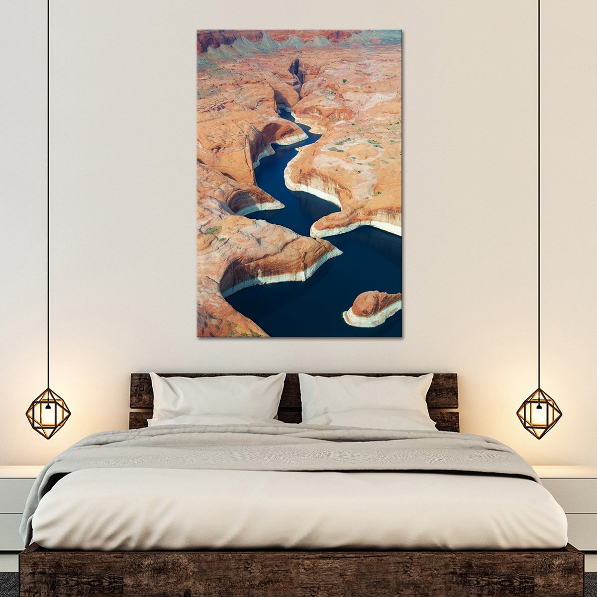 Explore Lake Powell Waterways Multi Panel Canvas Wall Art