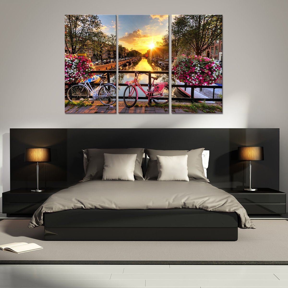 Amsterdam Multi Panel Canvas Wall Art