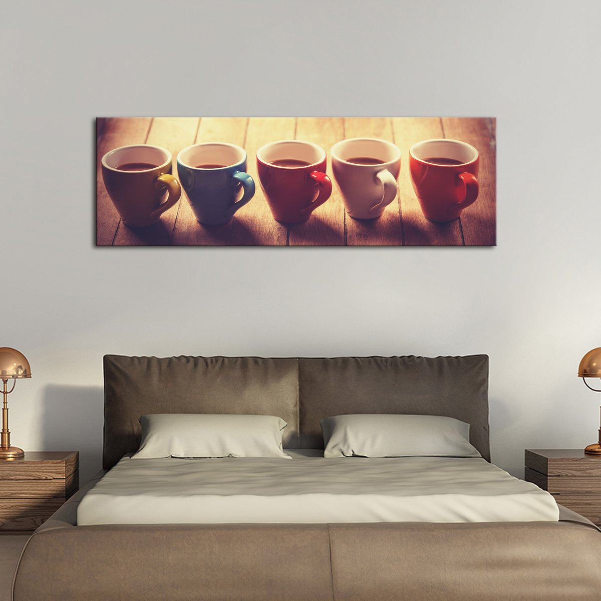 Grab Your Favorite Coffee Multi Panel Canvas Wall Art