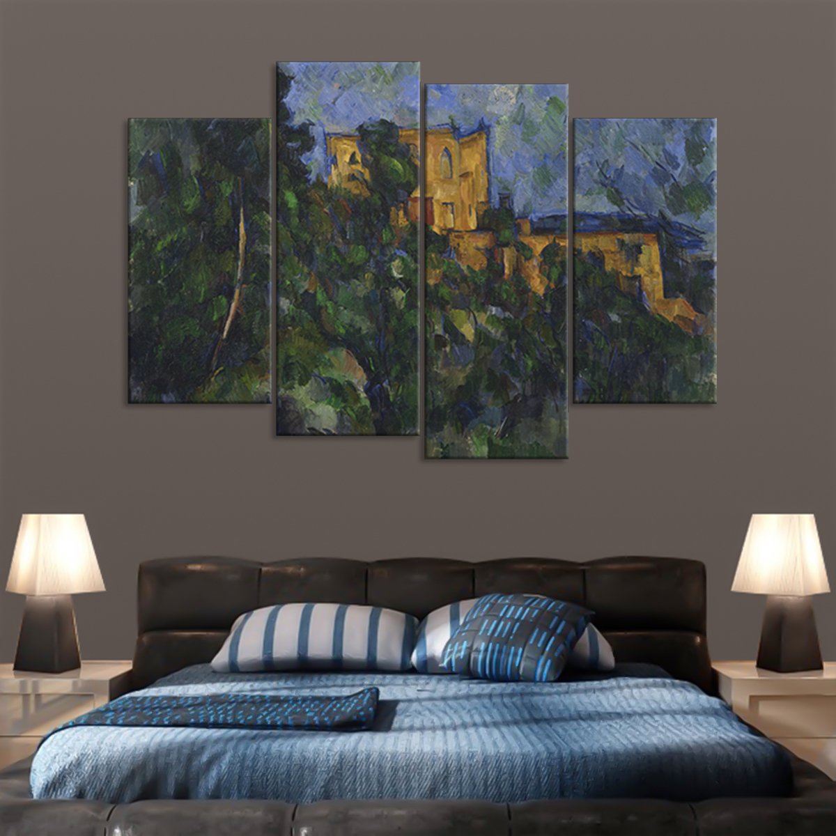 Chateau Noir Multi Panel Canvas Wall Art