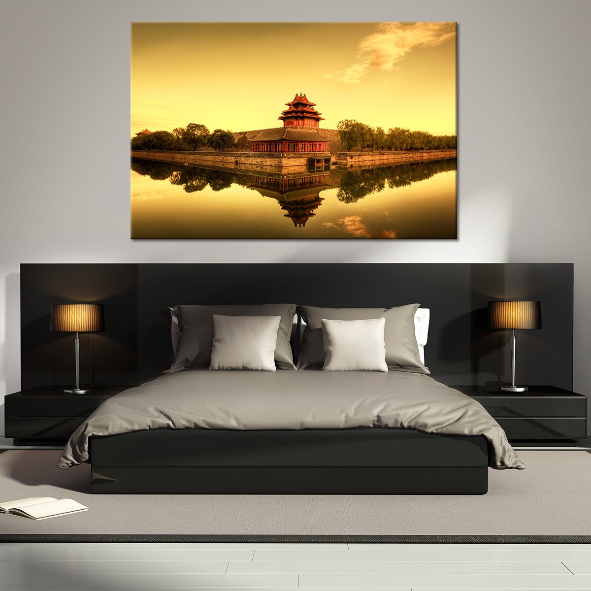 Forbidden City Multi Panel Canvas Wall Art