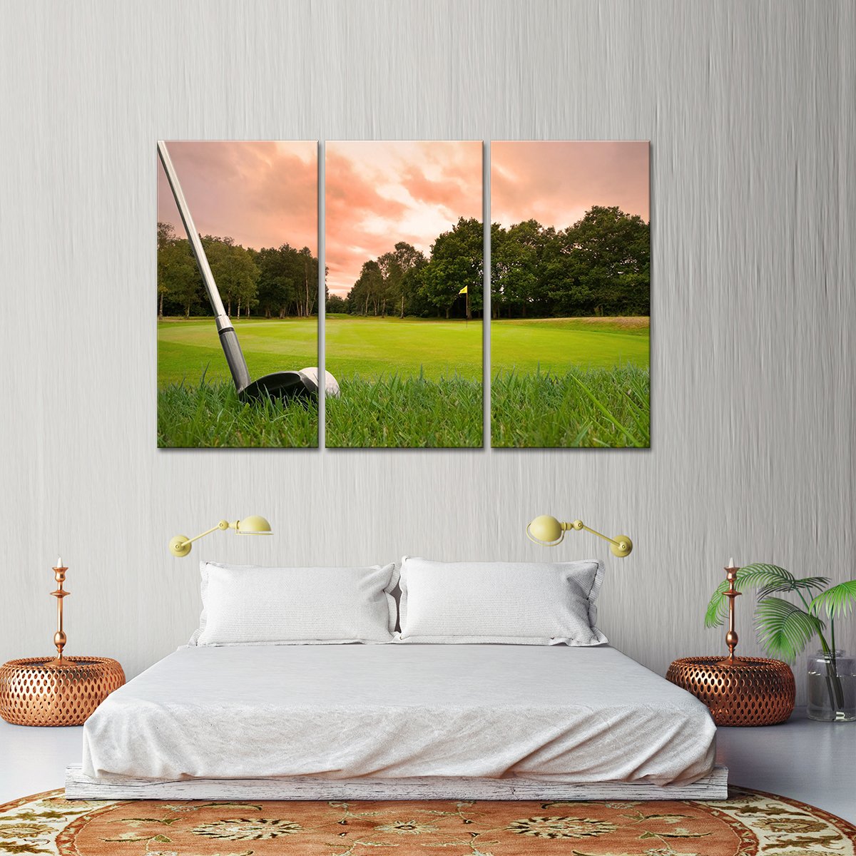Fairway Multi Panel Canvas Wall Art