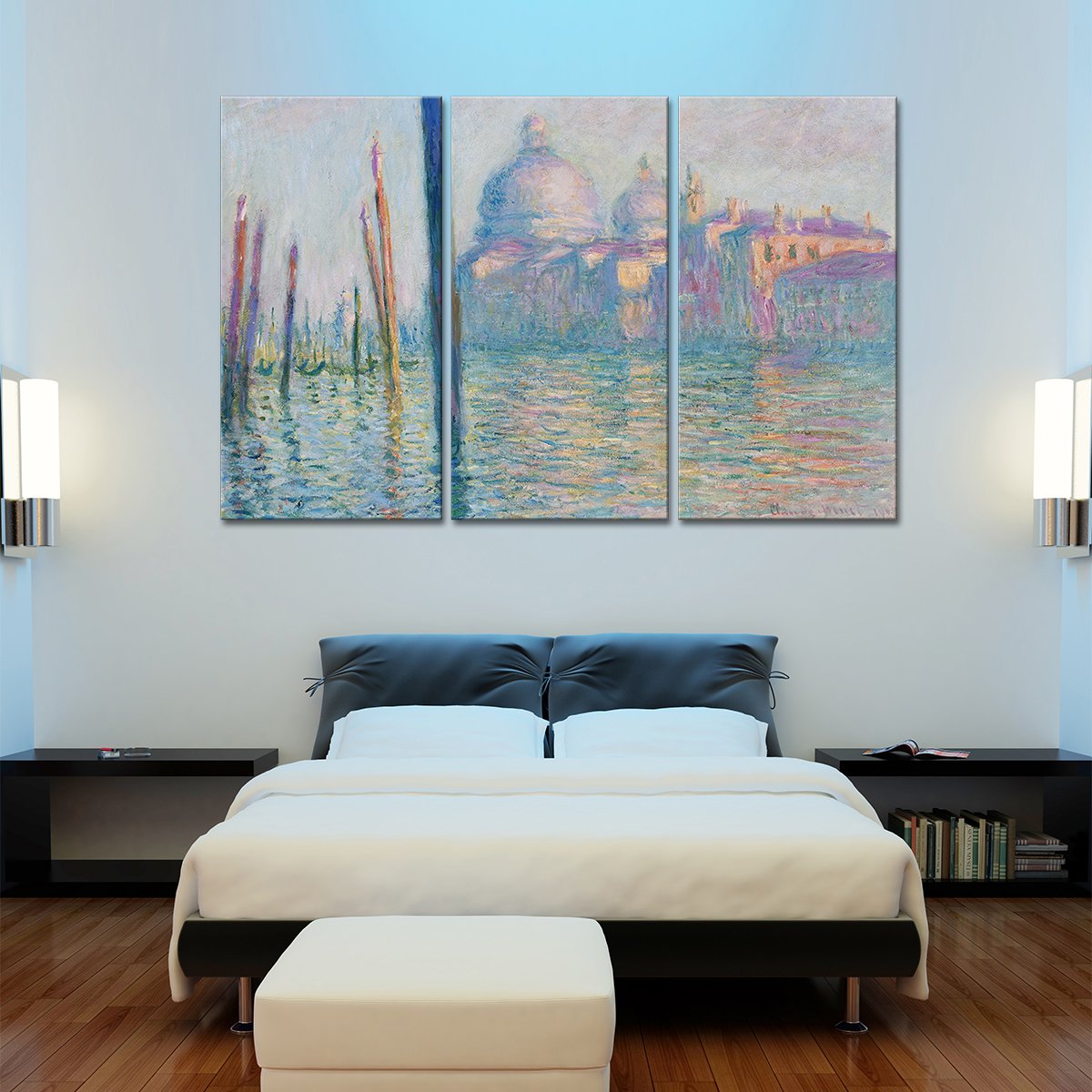 Le Grand Canal Multi Panel Canvas Wall Art