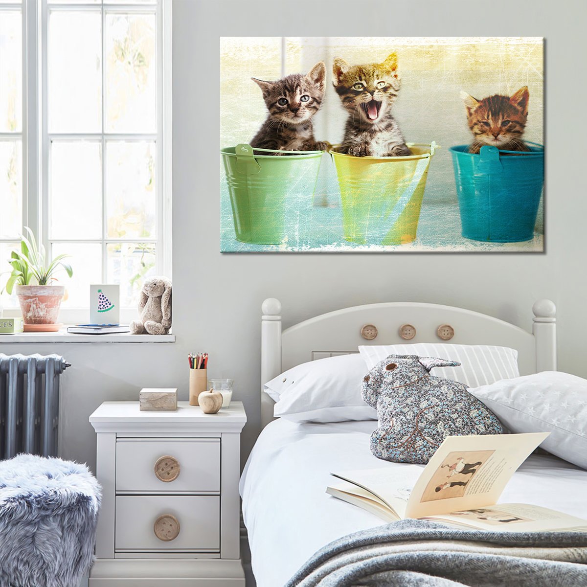 Kittens Multi Panel Canvas Wall Art
