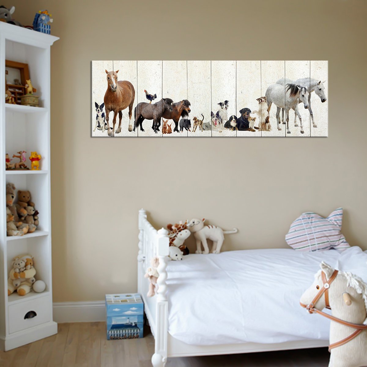 Peculiar Pals Multi Panel Canvas Wall Art