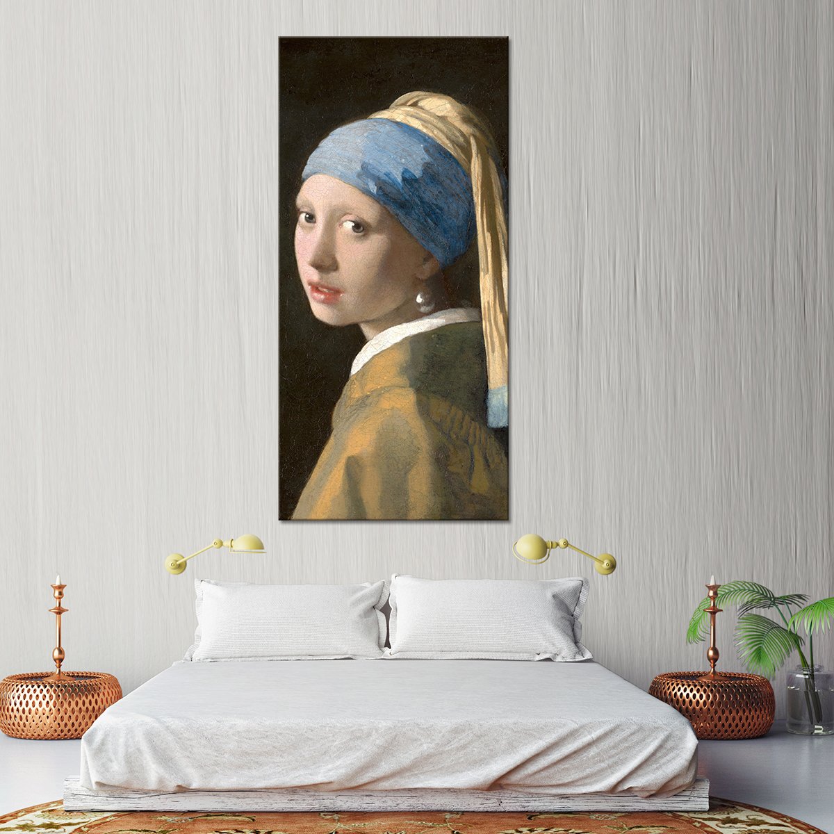 Girl With a Pearl Earring Multi Panel Canvas Wall Art