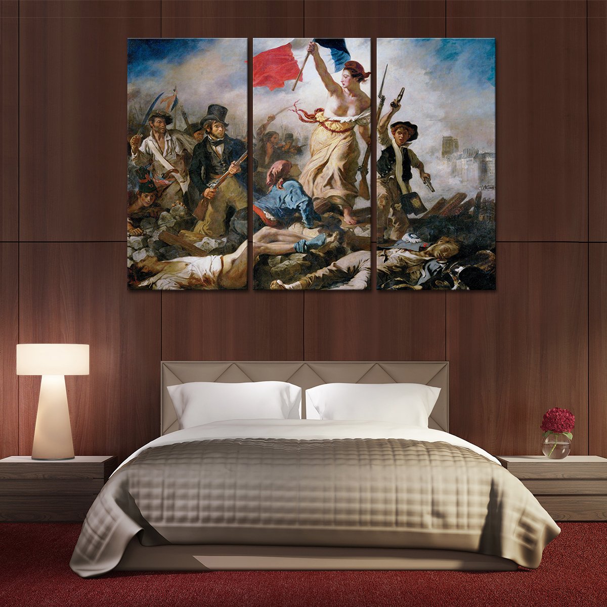 Liberty Leading the People Multi Panel Canvas Wall Art