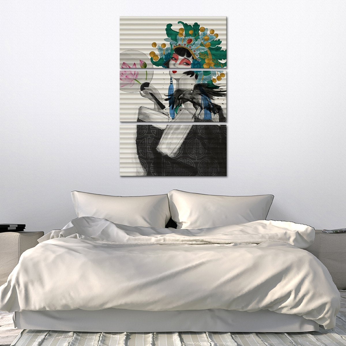 Japanese Garage Graffiti Multi Panel Canvas Wall Art