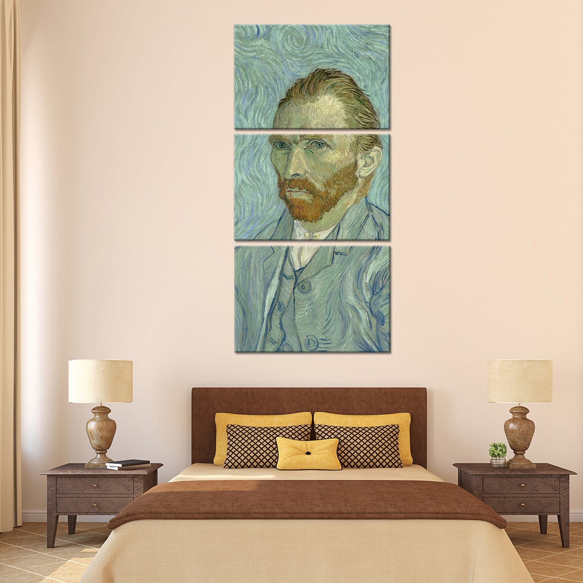 Self Portrait Multi Panel Canvas Wall Art