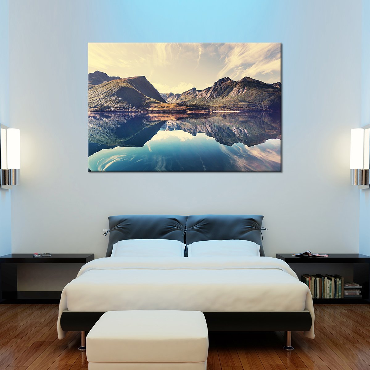 Crater Lake Multi Panel Canvas Wall Art