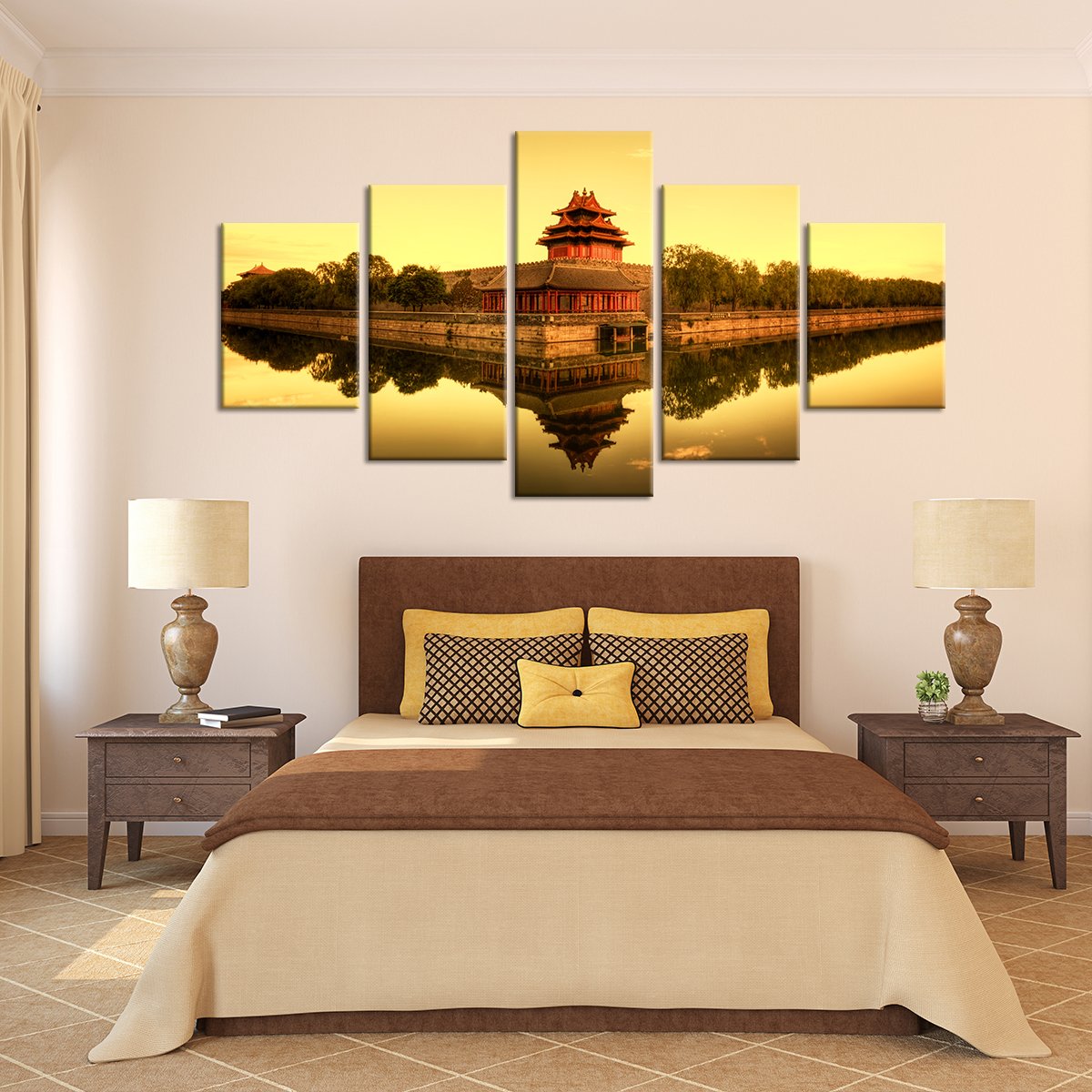 Forbidden City Multi Panel Canvas Wall Art
