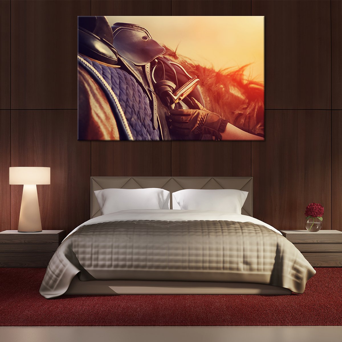 Equestrian Multi Panel Canvas Wall Art