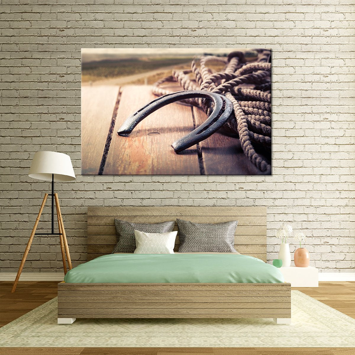 Horseshoe Ranch Multi Panel Canvas Wall Art