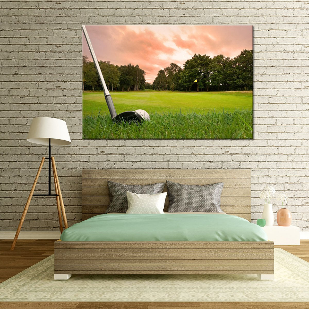 Fairway Multi Panel Canvas Wall Art