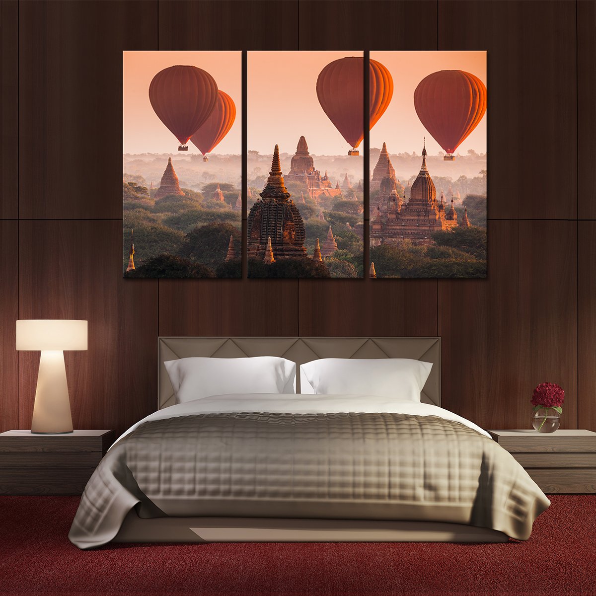 Myanmar Multi Panel Canvas Wall Art