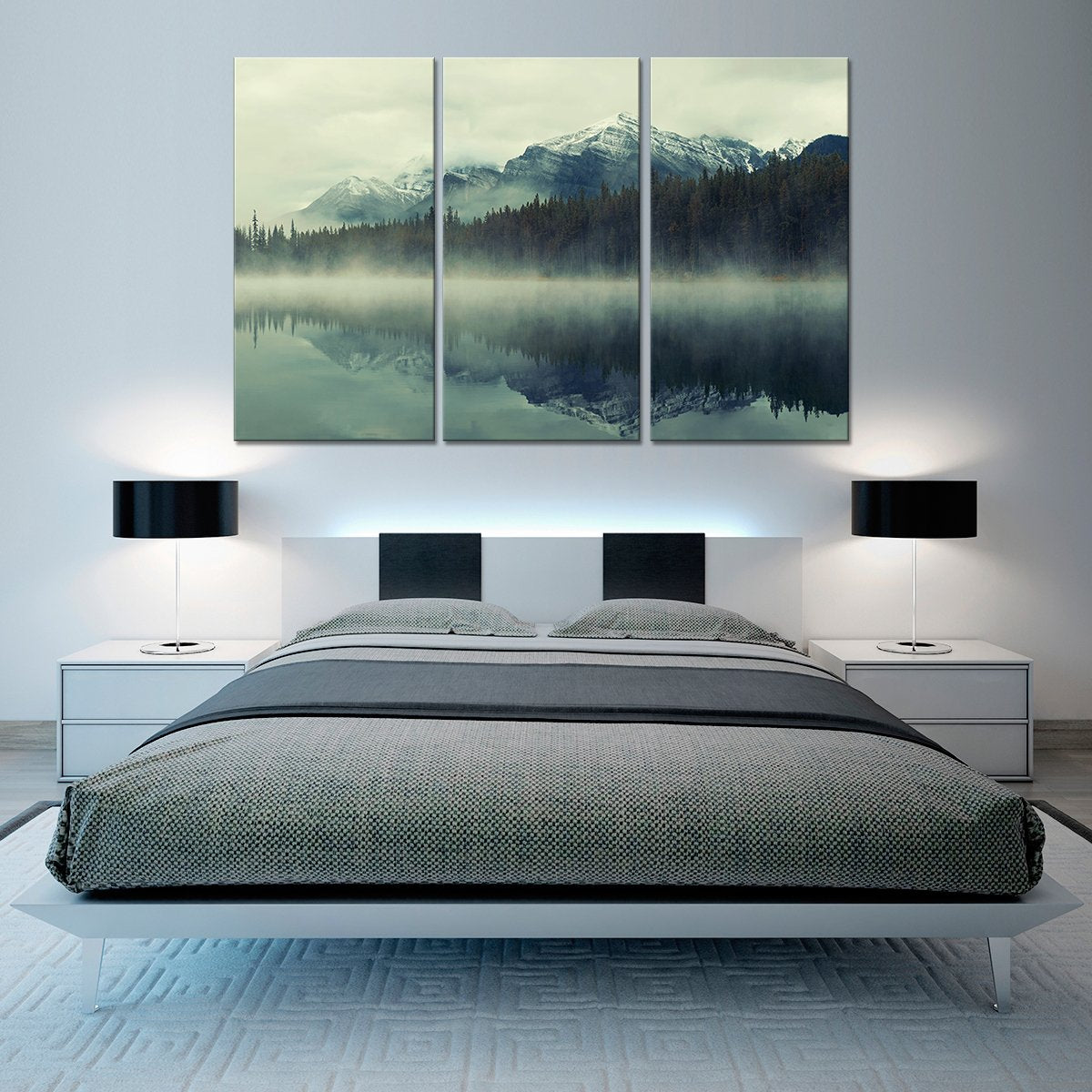 Lake Herbert Multi Panel Canvas Wall Art