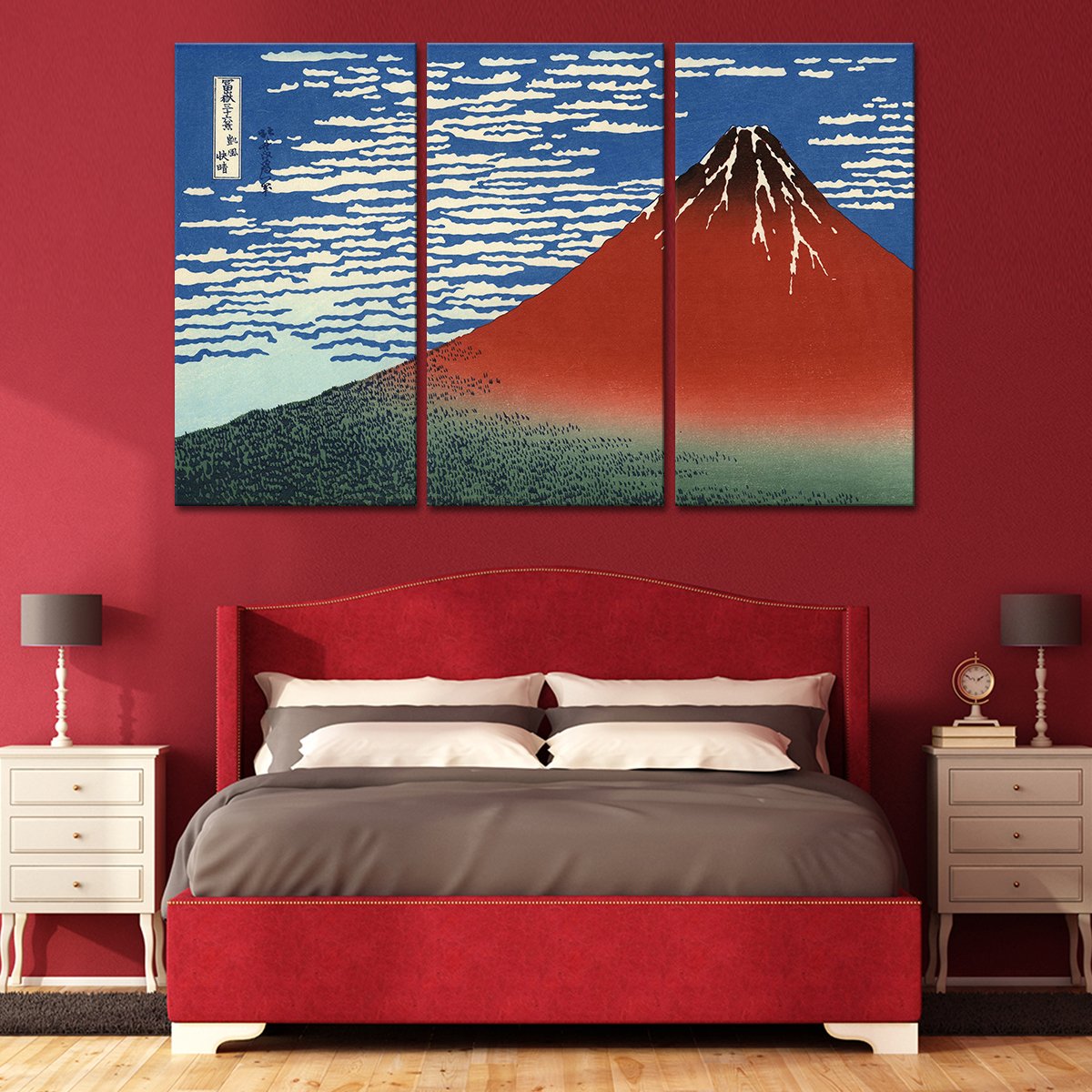 Fine Wind Clear Morning Multi Panel Canvas Wall Art