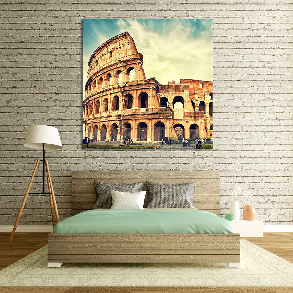 Great Colosseum Multi Panel Canvas Wall Art