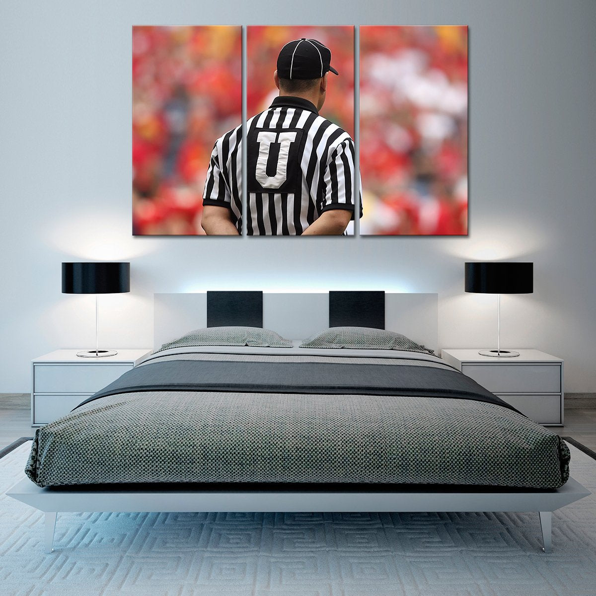 Football Umpire Multi Panel Canvas Wall Art