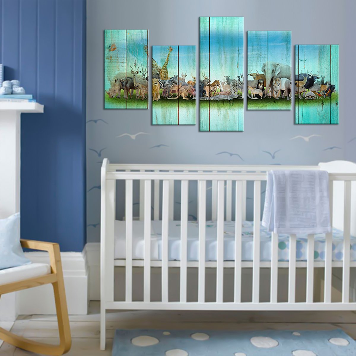 Animal Planet Multi Panel Canvas Wall Art