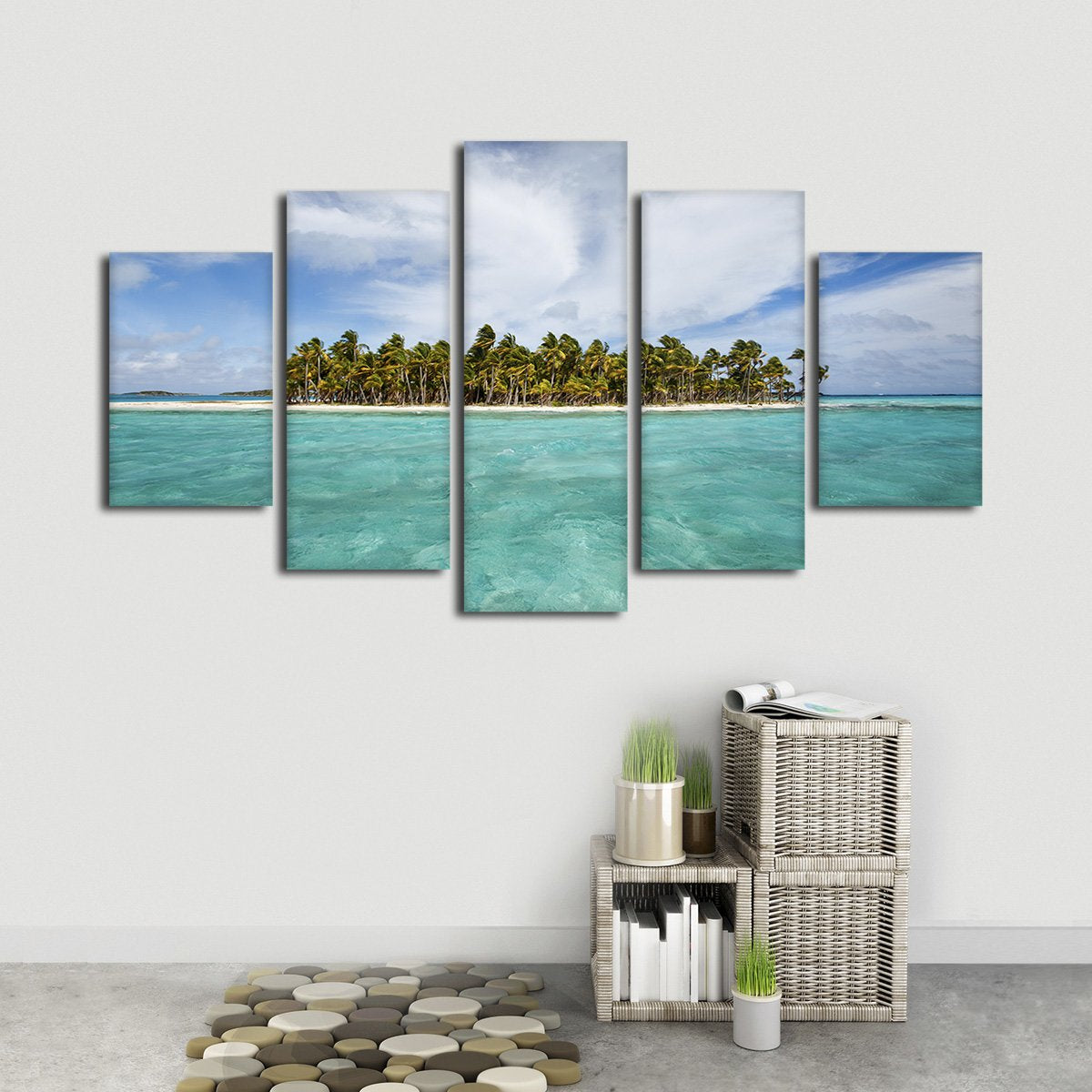 Bahamas Island Multi Panel Canvas Wall Art