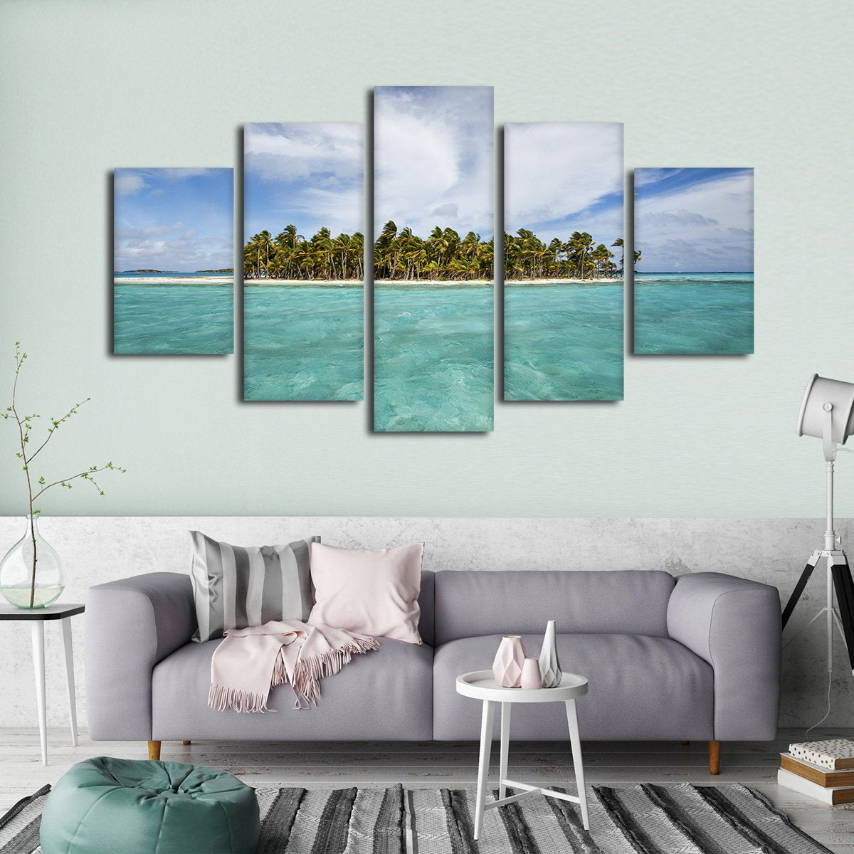 Bahamas Island Multi Panel Canvas Wall Art