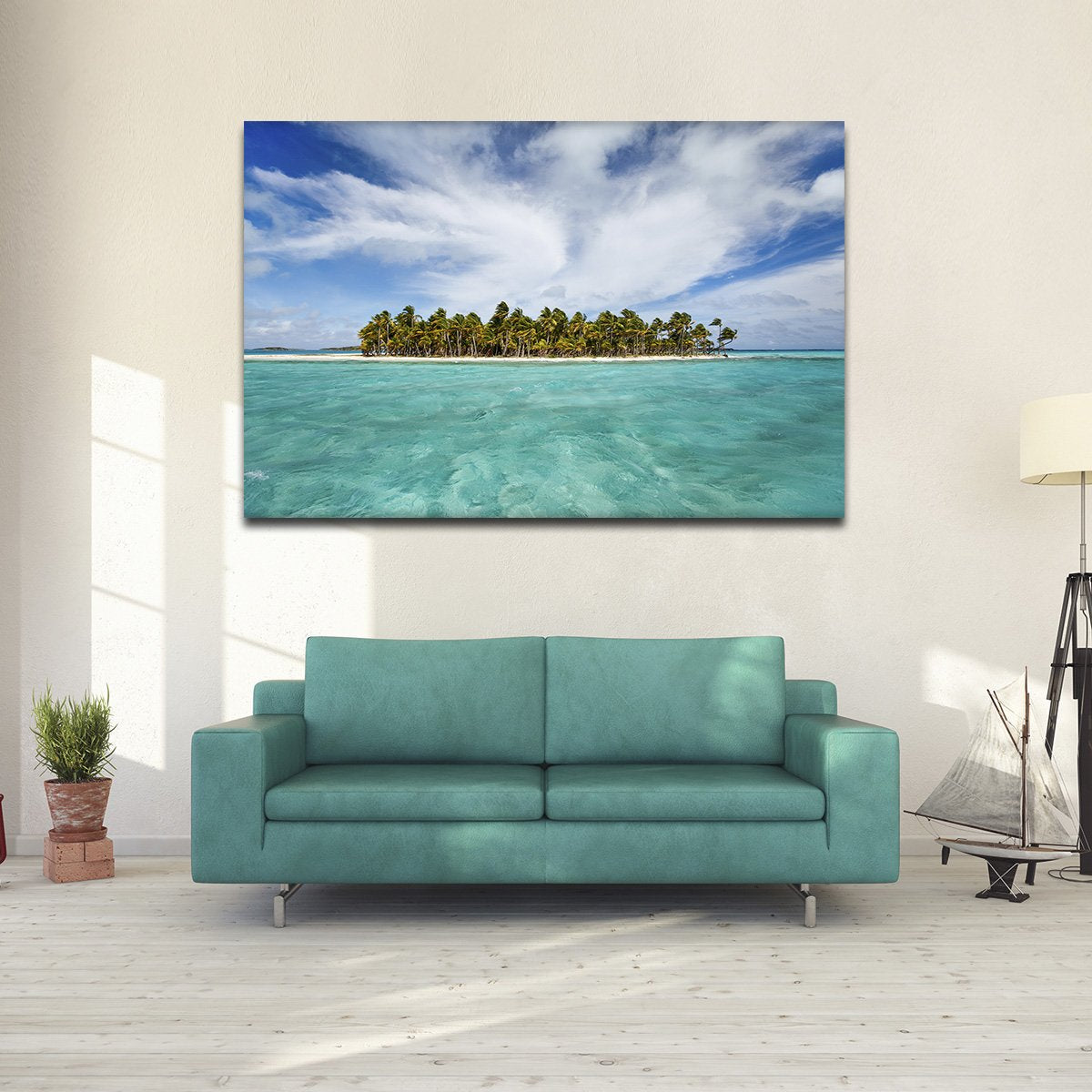 Bahamas Island Multi Panel Canvas Wall Art