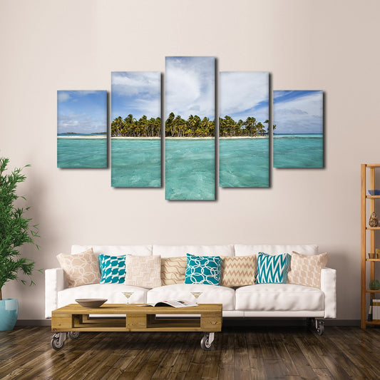 Bahamas Island Multi Panel Canvas Wall Art