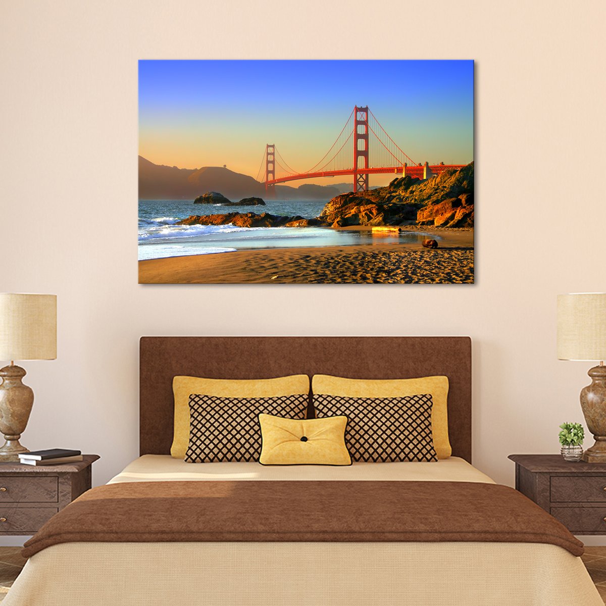 Baker Beach Multi Panel Canvas Wall Art