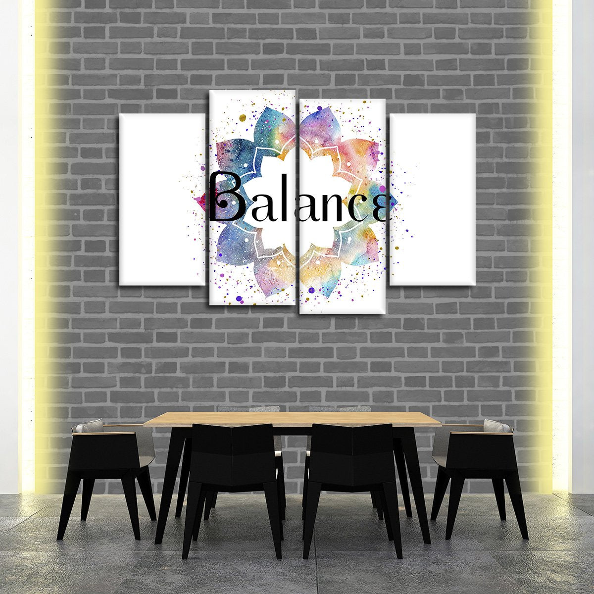 Balance Multi Panel Canvas Wall Art