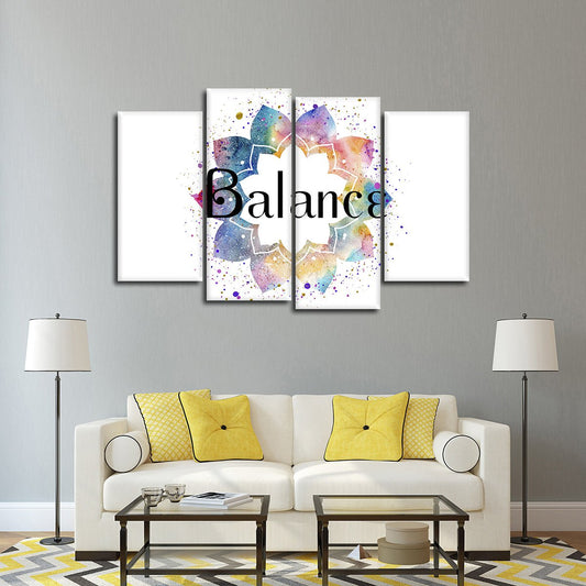 Balance Multi Panel Canvas Wall Art