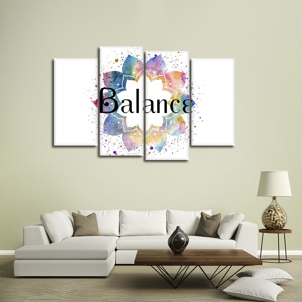 Balance Multi Panel Canvas Wall Art