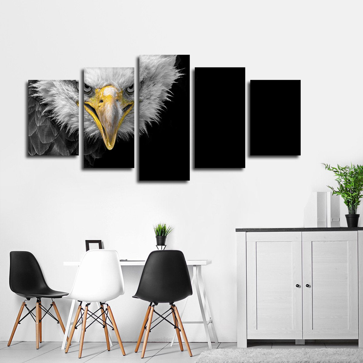 Bald Eagle Pop Multi Panel Canvas Wall Art