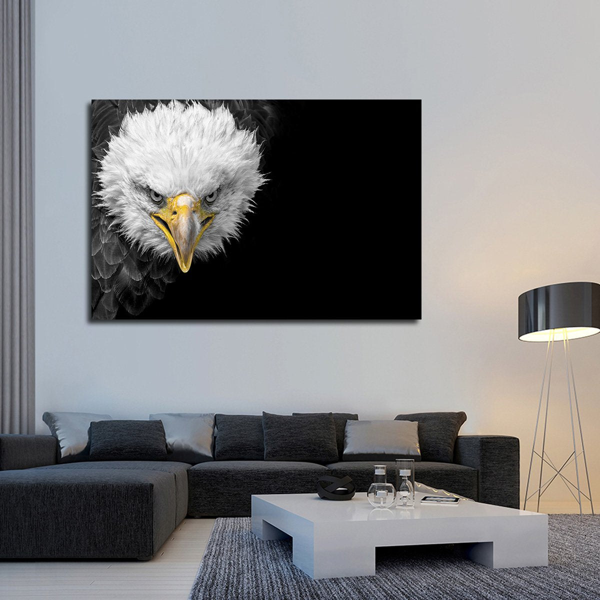 Bald Eagle Pop Multi Panel Canvas Wall Art