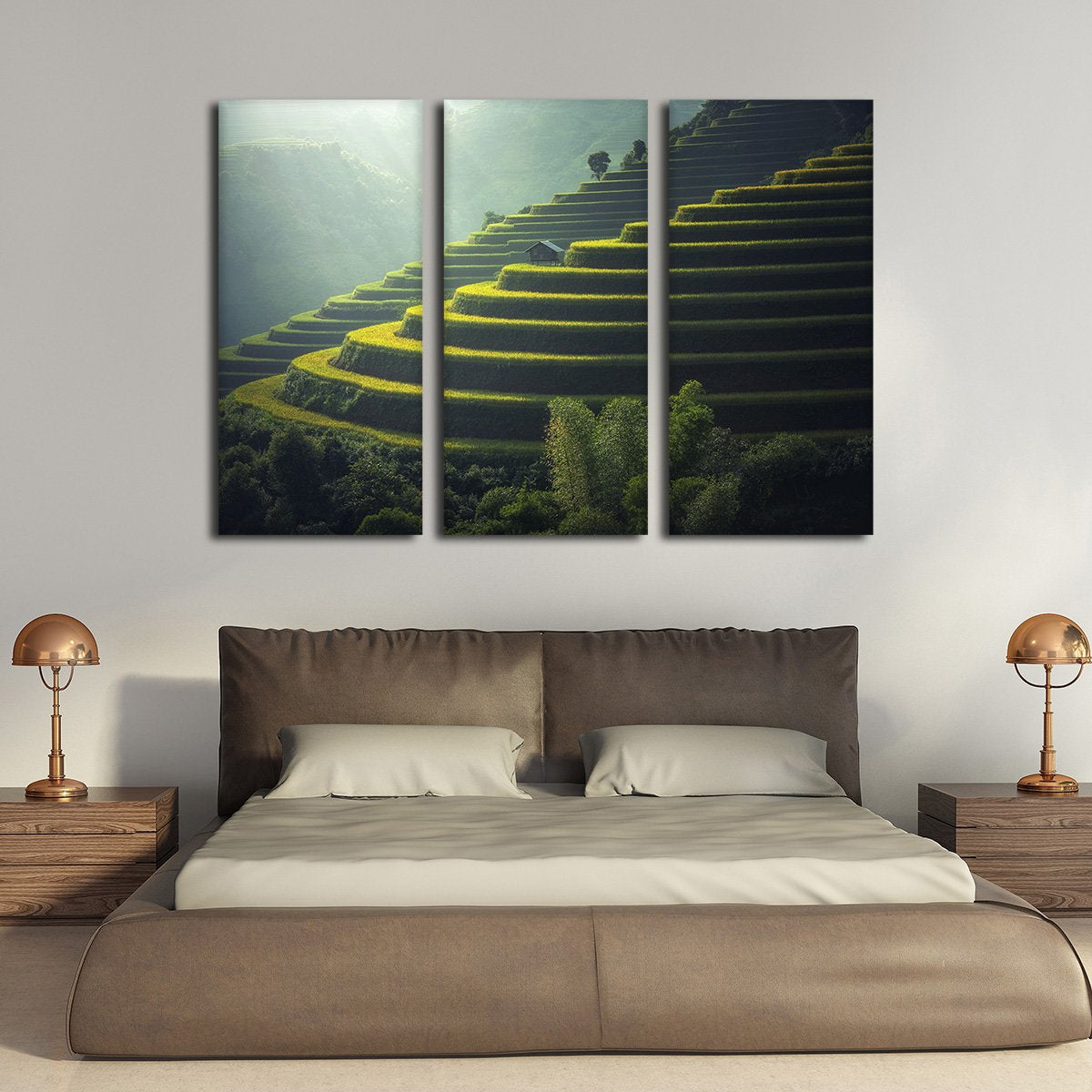 Banaue Rice Terraces Multi Panel Canvas Wall Art