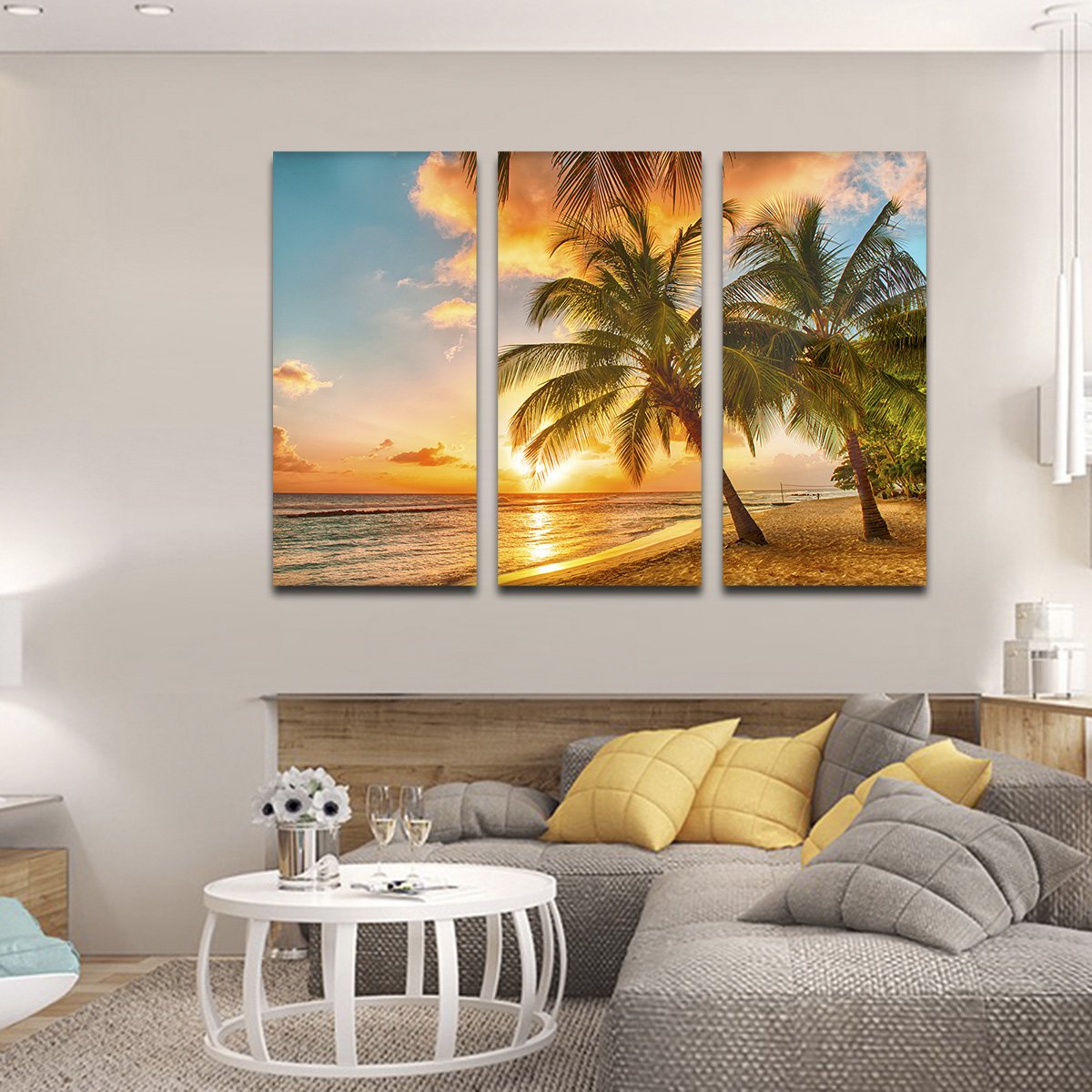Barbados Island Multi Panel Canvas Wall Art